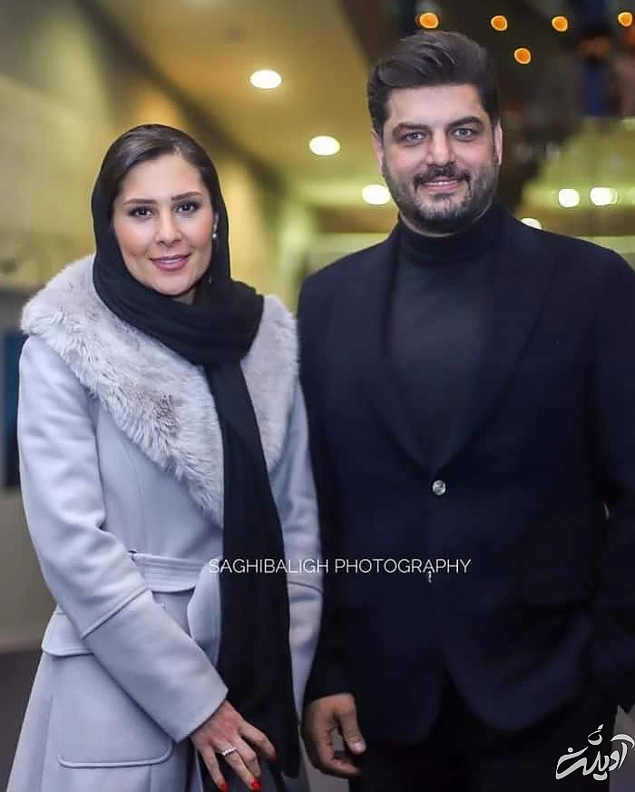 سام درخشانی و همسرش